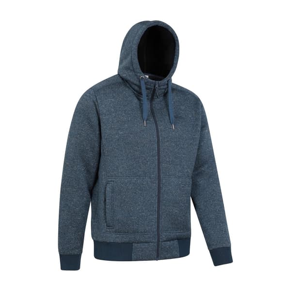 Mountain Warehouse Mens Nevis II Faux Fur Hoodie