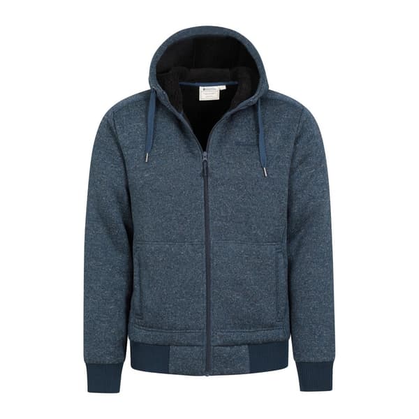 Mountain Warehouse Mens Nevis II Faux Fur Hoodie
