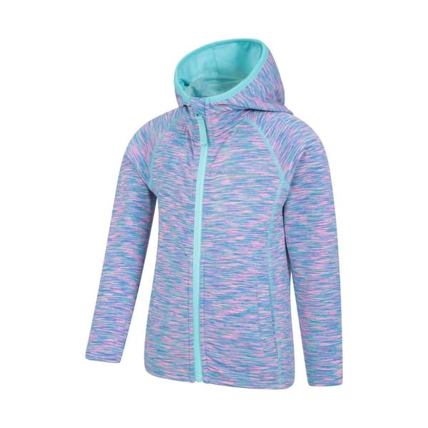 Mountain Warehouse Kayleigh II Stripe-hoodie med hel dragkedja för barn