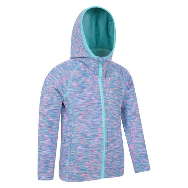 Mountain Warehouse Kayleigh II Stripe-hoodie med hel dragkedja för barn
