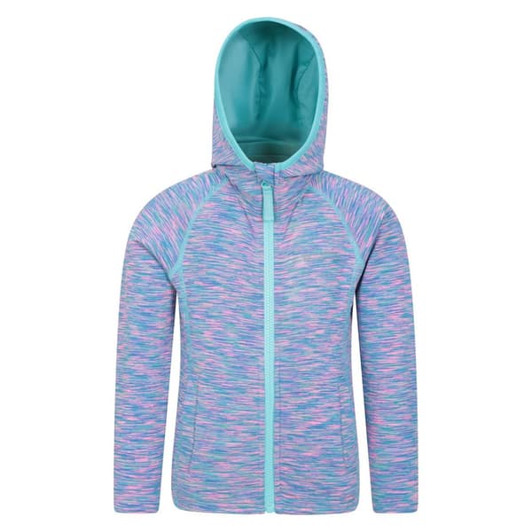 Mountain Warehouse Kayleigh II Stripe-hoodie med hel dragkedja för barn