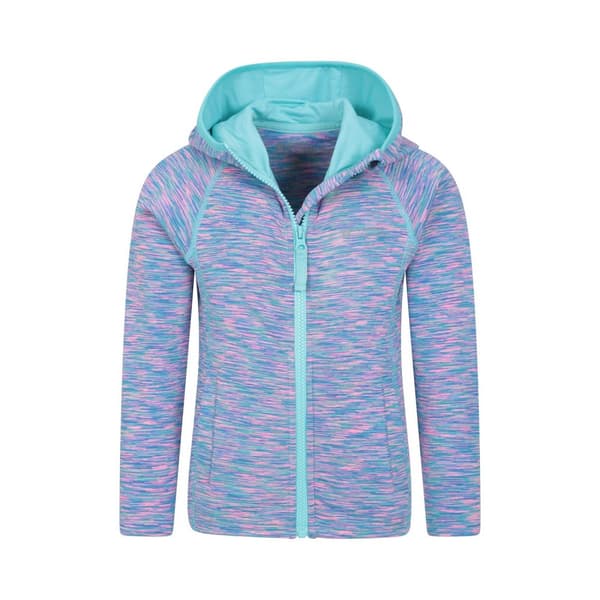 Mountain Warehouse Kayleigh II Stripe-hoodie med hel dragkedja för barn