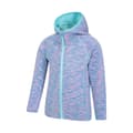 Miniatyrbild 4 av 5: Mountain Warehouse Kayleigh II Stripe-hoodie med hel dragkedja för barn