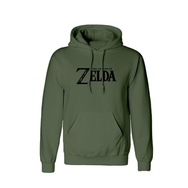 Legend Of Zelda Unisex Adult Logo & Shield Hoodie