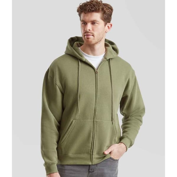 Fruit of the Loom Unisex Adult Premium Full Zip Hoodie