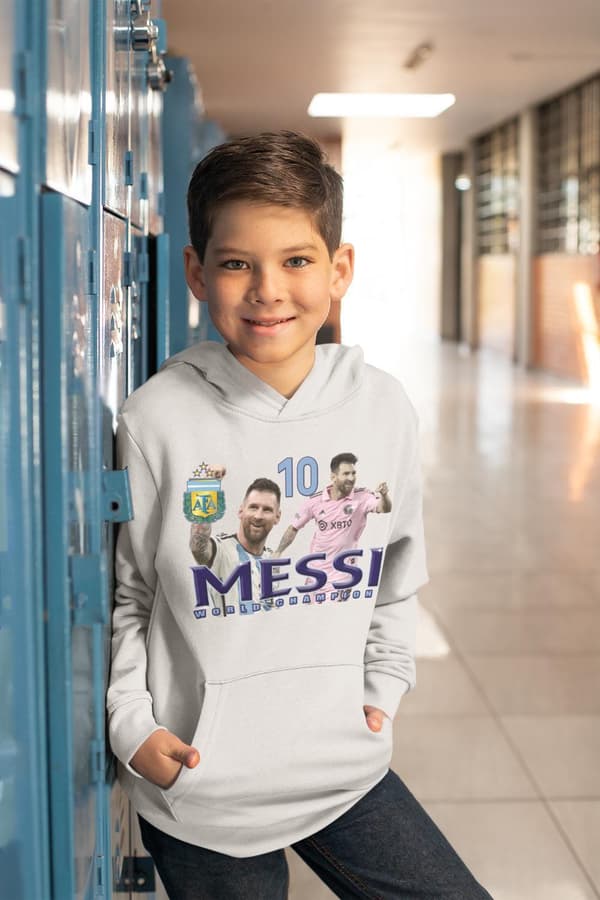 Messi Huvtröja Ask Hoodie Argentina Miami