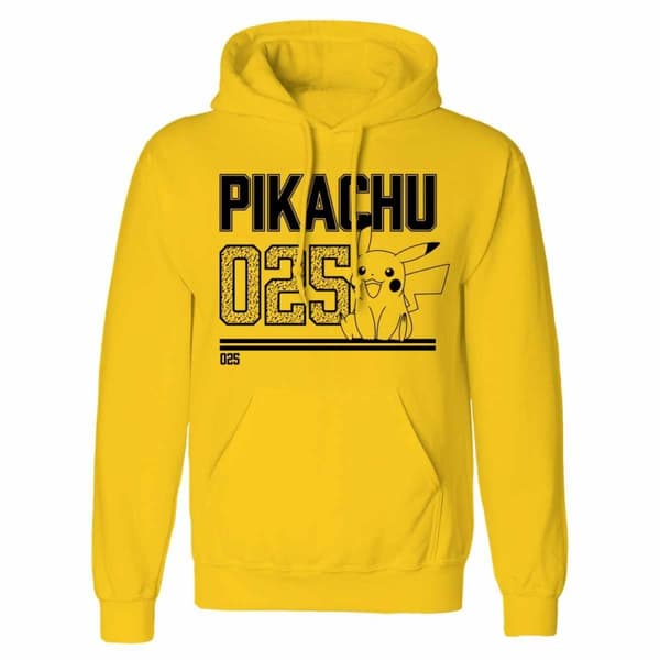 Pokemon Unisex Adult Pikachu Line Art Hoodie