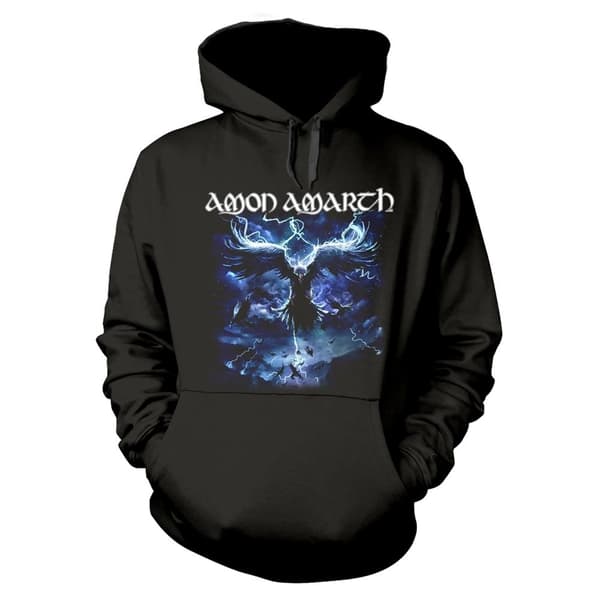 Amon Amarth Unisex Adult Raven´s Flight Hoodie Black L