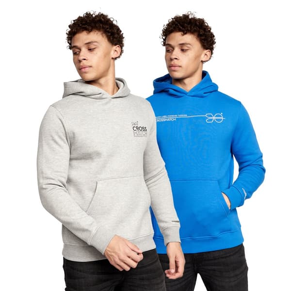 Crosshatch Burmax huvtröja för herrar (2-pack)