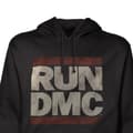 Miniatyrbillede 2 af 3: Run DMC Unisex hættejakke med logo til voksne