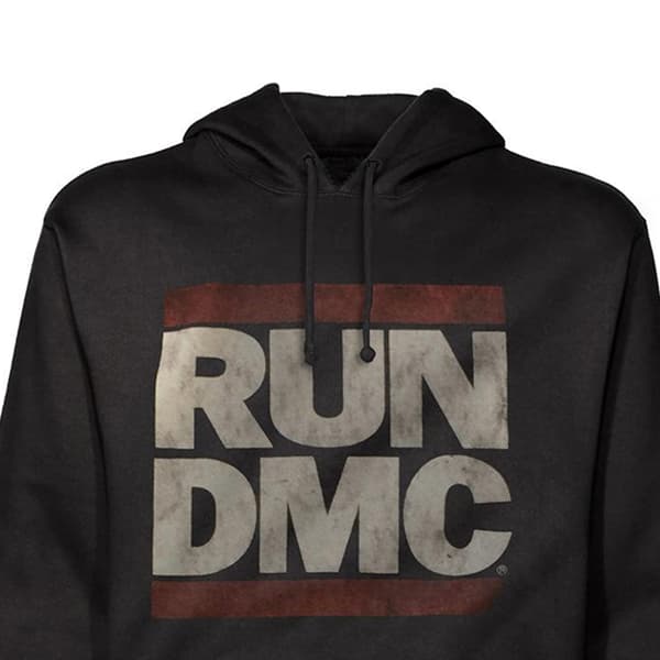 Run DMC Unisex hættejakke med logo til voksne