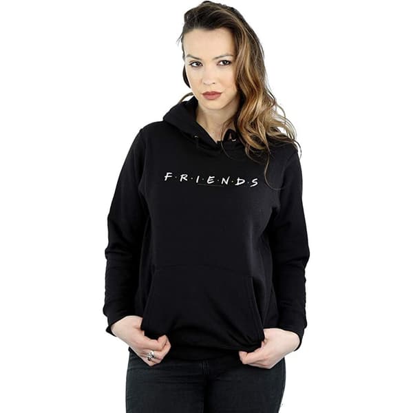 Friends Womens/Ladies Logo Cotton Hoodie