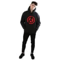Miniatyrbillede 4 af 5: Avengers Assemble Mens Solid Cotton Logo Hoodie