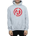 Miniatyrbillede 3 af 5: Avengers Assemble Mens Solid Cotton Logo Hoodie