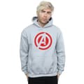 Miniatyrbillede 2 af 5: Avengers Assemble Mens Solid Cotton Logo Hoodie