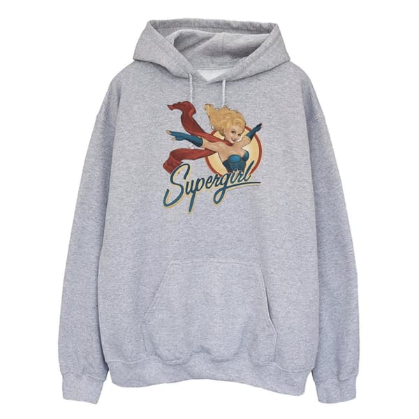 DC Bombshells Supergirl Badge-hoodie för damer/kvinnor