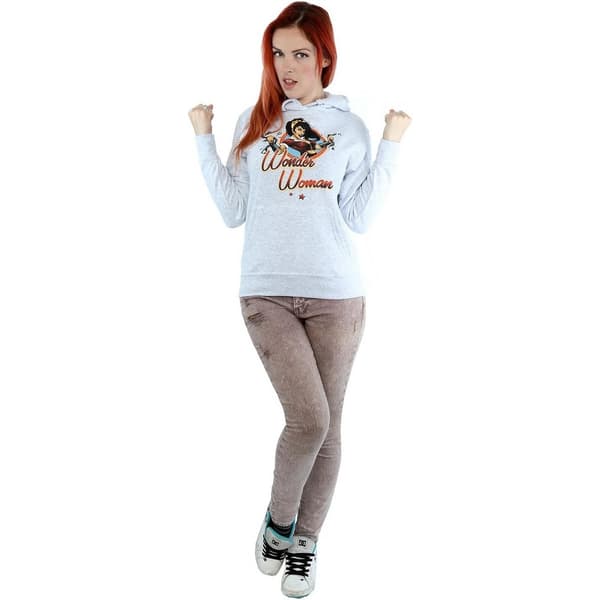 Wonder Woman Womens/Ladies Badge Hoodie
