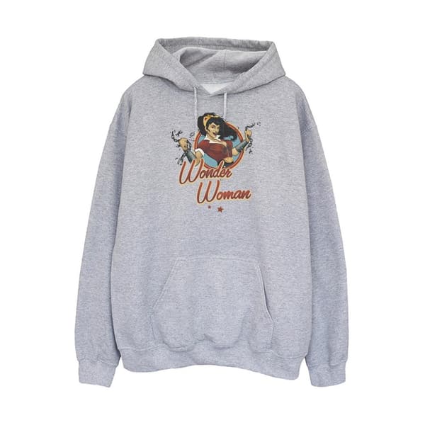 Wonder Woman Womens/Ladies Badge Hoodie