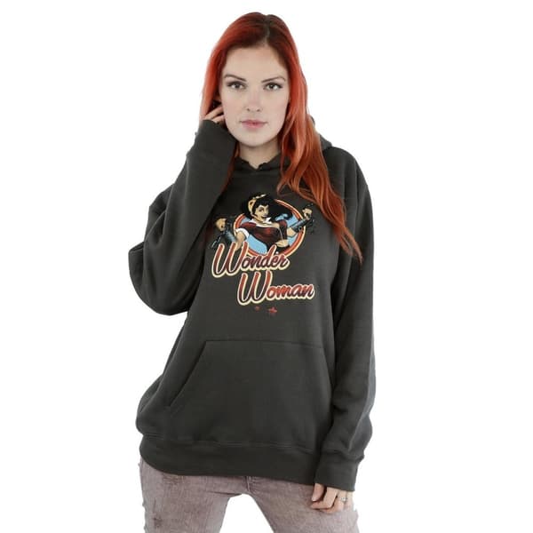 Wonder Woman Badge-hoodie för damer/kvinnor