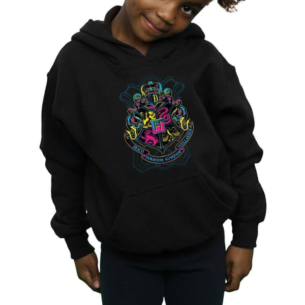 Harry Potter Girls Hogwarts Crest Cotton Hoodie
