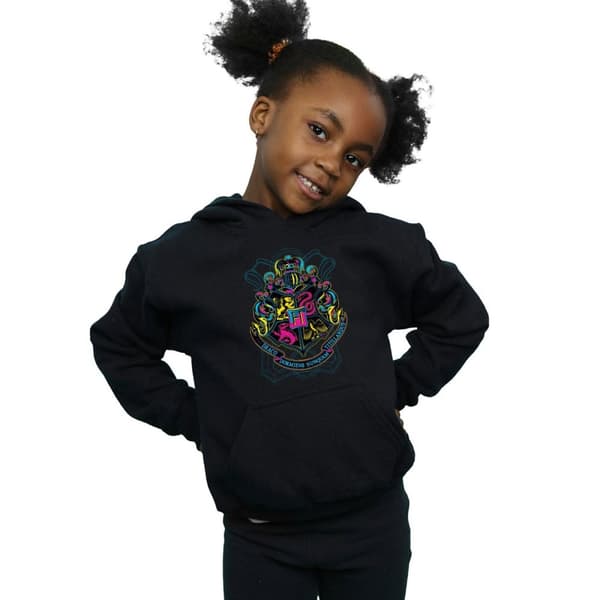 Harry Potter Girls Hogwarts Crest Cotton Hoodie