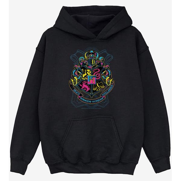 Harry Potter Girls Hogwarts Crest Cotton Hoodie