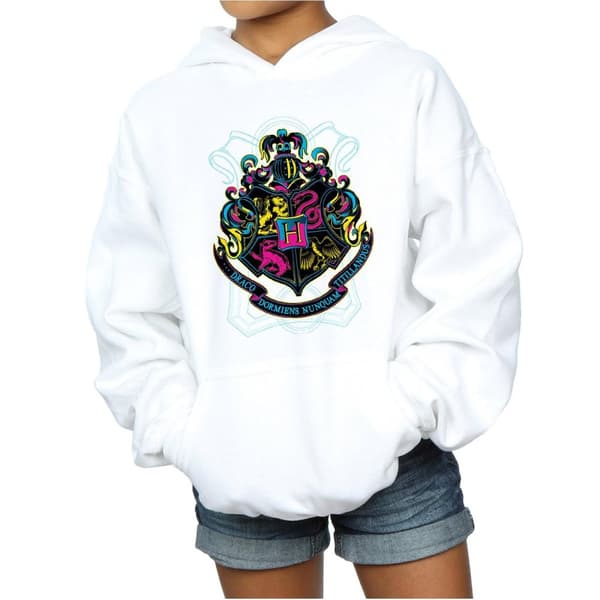 Harry Potter Girls Hogwarts Crest Cotton Hoodie