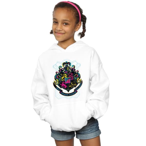 Harry Potter Girls Hogwarts Crest Cotton Hoodie