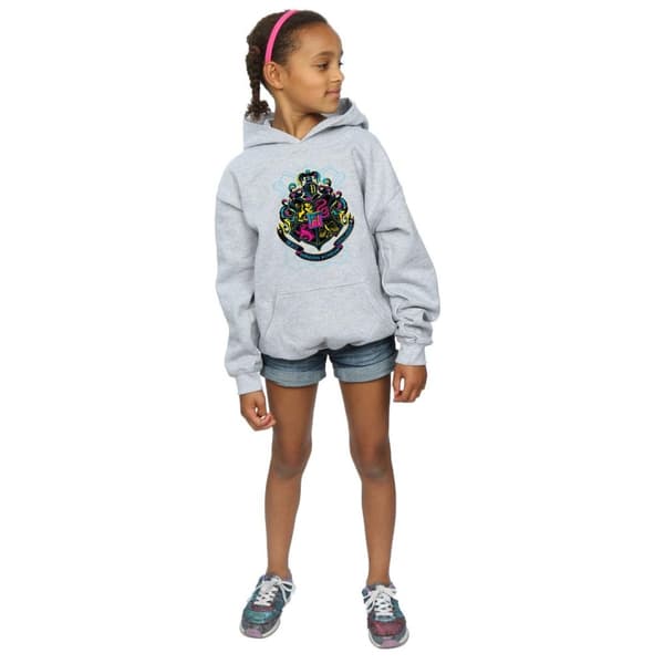 Harry Potter Girls Hogwarts Crest Cotton Hoodie