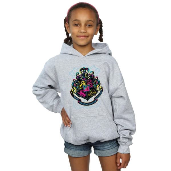 Harry Potter Girls Hogwarts Crest Cotton Hoodie
