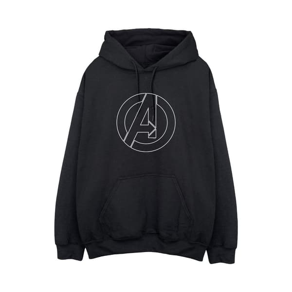 Avengers Assemble Huvtröja med Outline-logga för damer/damer