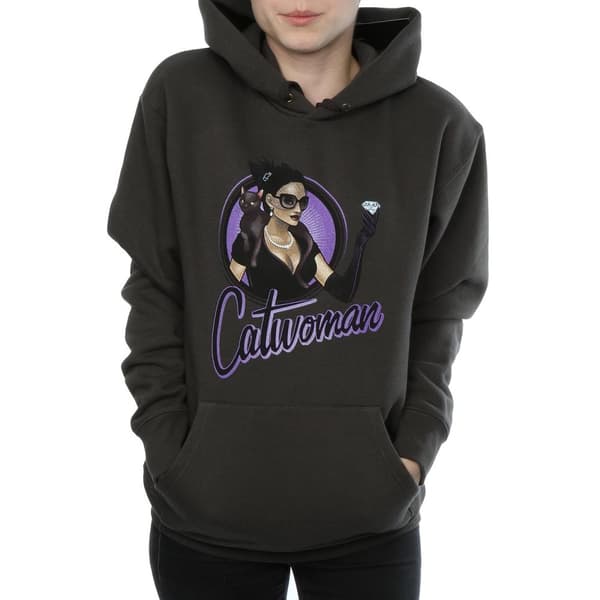 DC Bombshells Kvinnor/Ladies Catwoman Hoodie