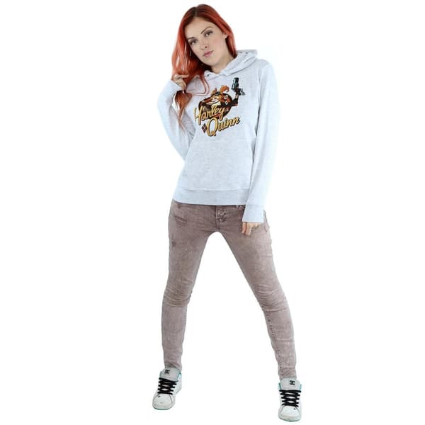 DC Bombshells Kvinnor/Ladies Harley Quinn Badge Hoodie