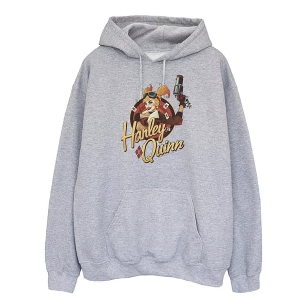 DC Bombshells Kvinnor/Ladies Harley Quinn Badge Hoodie
