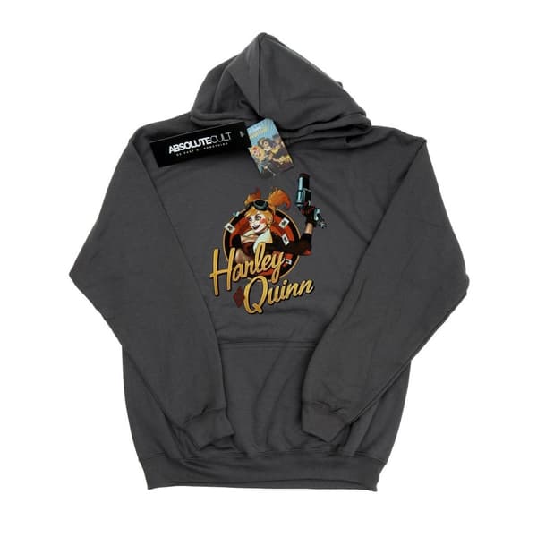 DC Bombshells Kvinnor/Ladies Harley Quinn Badge Hoodie