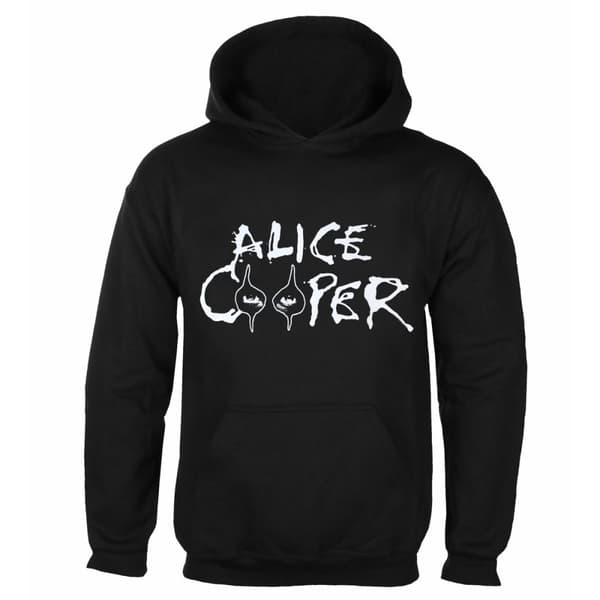Alice Cooper Unisex Adult Eyes Logo Pullover Hoodie Black M
