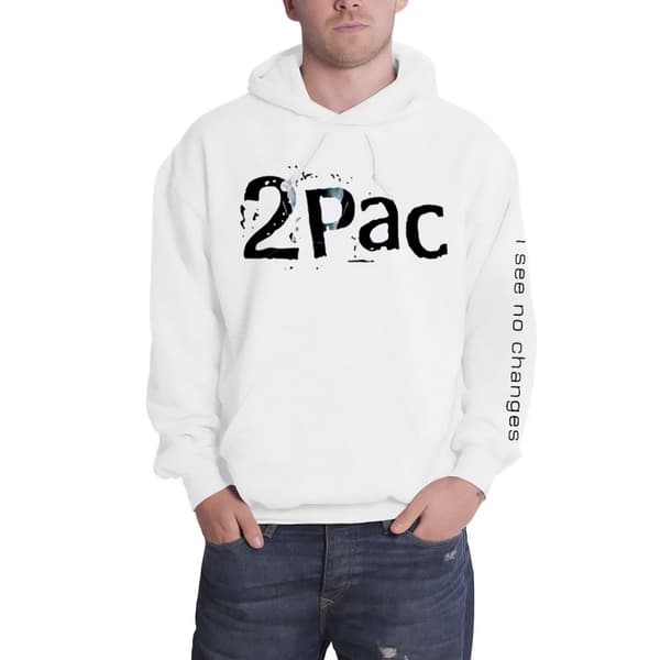 Tupac Shakur Unisex Adult I See No Changes Hoodie