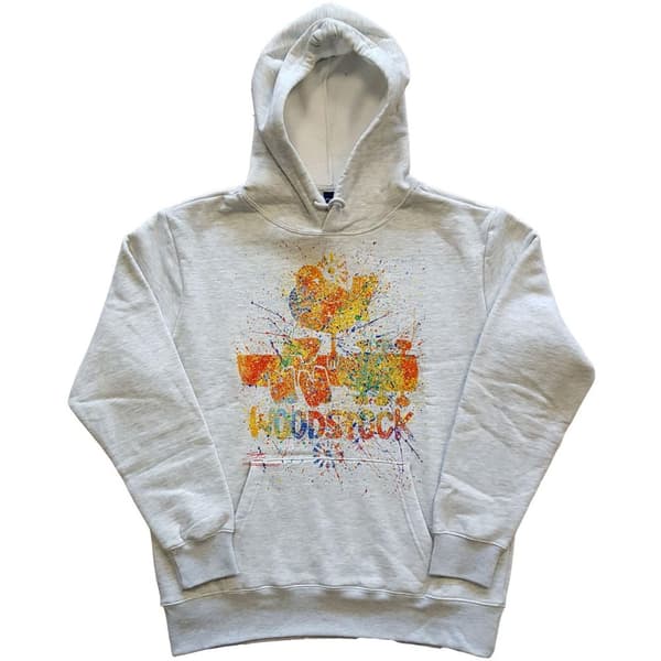Woodstock Unisex vuxen Splattered huvtröja