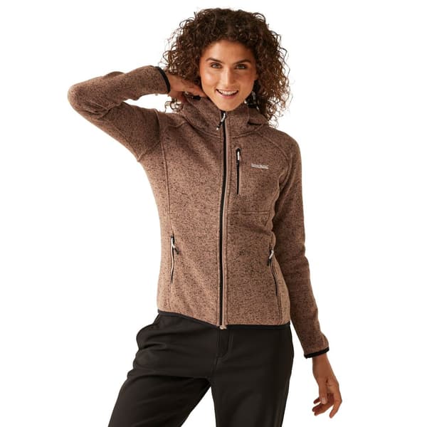 Regatta Womens/Ladies Newhill Marl Hooded Fleece Jacket
