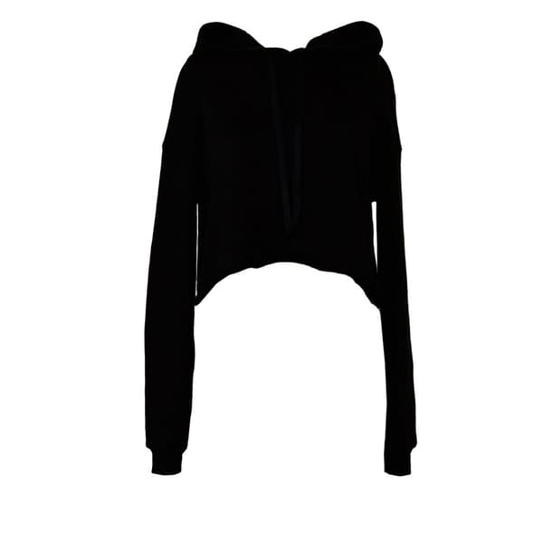 Bella + Canvas Womens/Ladies Fleece Crop Hoodie