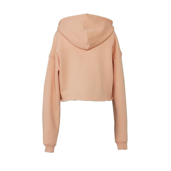 Bella + Canvas Womens/Ladies Fleece Crop Hoodie