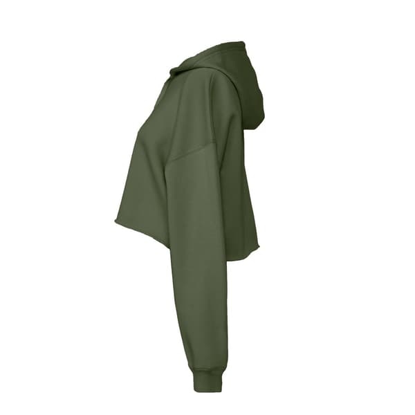 Bella + Canvas Dam/Ledam Fleece Crop Hoodie