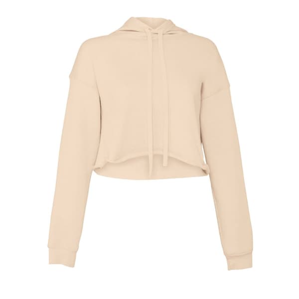 Bella + Canvas Dam/Ledam Fleece Crop Hoodie