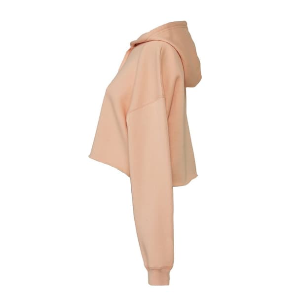 Bella + Canvas Dam/Ledam Fleece Crop Hoodie