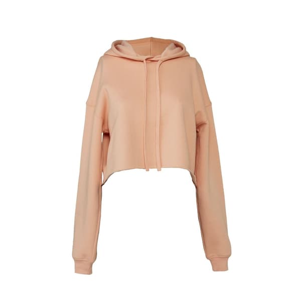Bella + Canvas Dam/Ledam Fleece Crop Hoodie