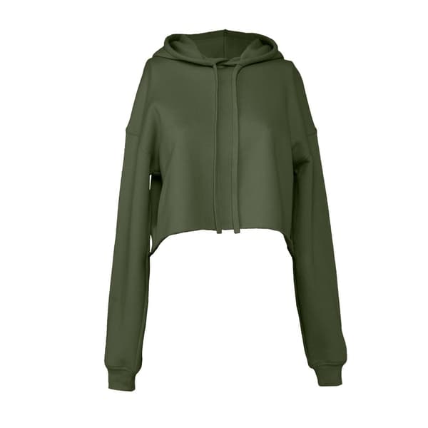 Bella + Canvas Dam/Ledam Fleece Crop Hoodie
