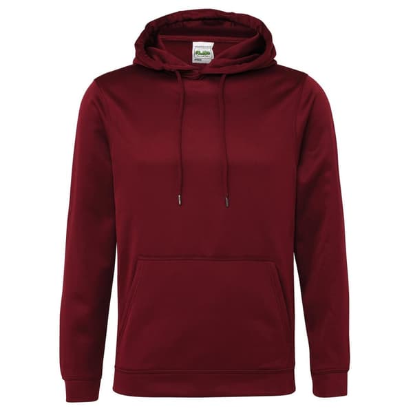 Awdis Unisex Vuxen Polyester Sport Hoodie Burgundy XL