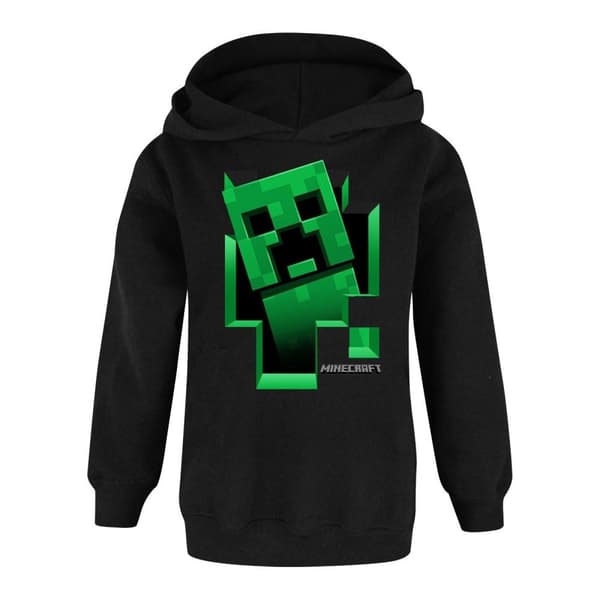 Minecraft Childrens/Kids Creeper Inside Hoodie