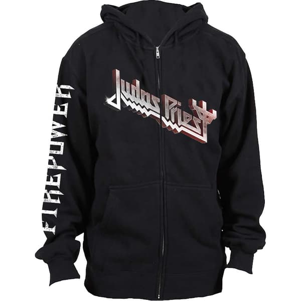Judas Priest Unisex Adult Firepower Full Zip Hoodie
