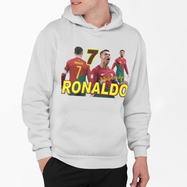 Ronaldo Huvtröja  Ask Hoodie Portugal spelare design